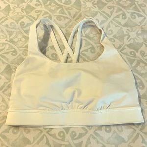 Lululemon Sports Bra—White